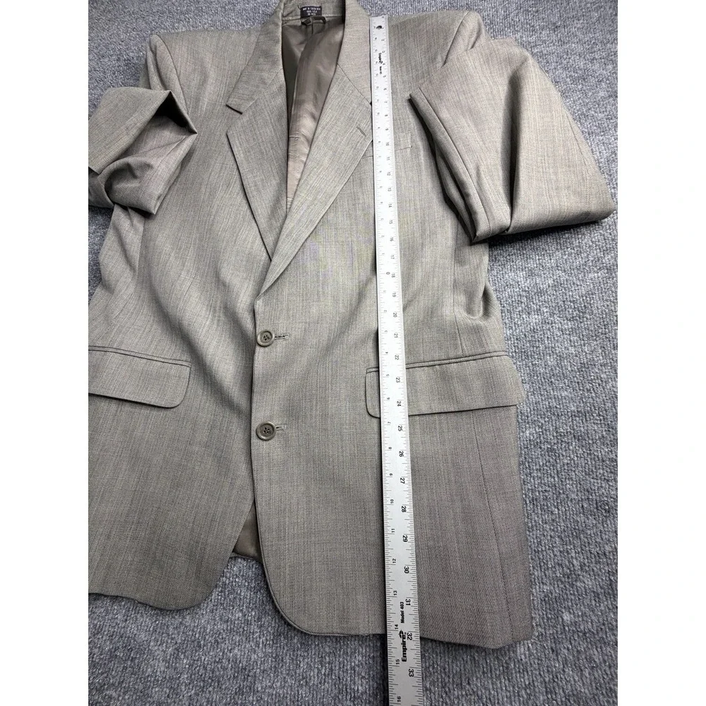 Torriani Today's Man Sport Coat Blazer Suit Jakcet 100% Pure‎ Wool 41 Brown
